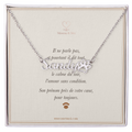 Collier prénom avec empreinte de patte — personnalisé