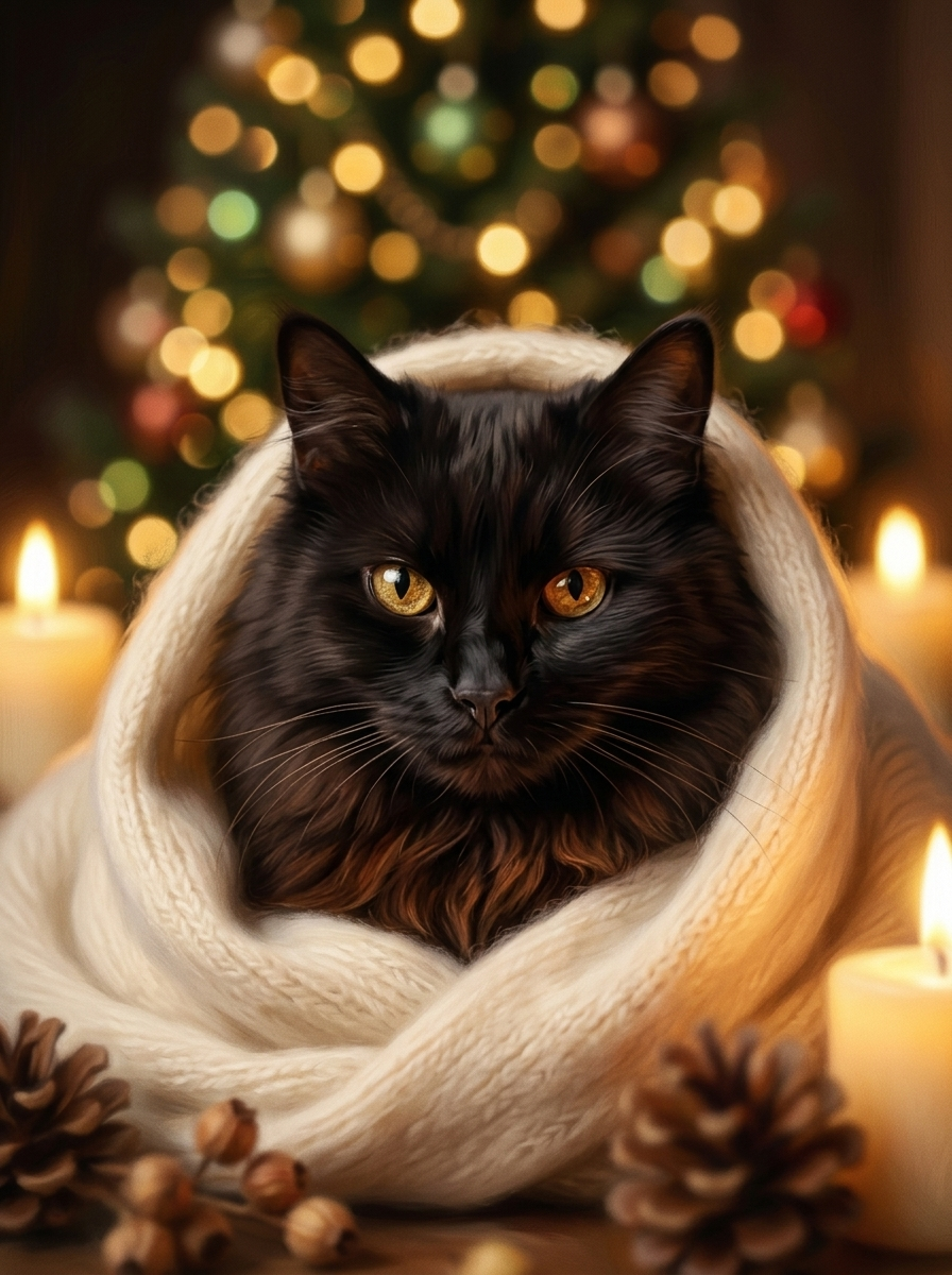 Portrait édition Noël — exemple Nanouche