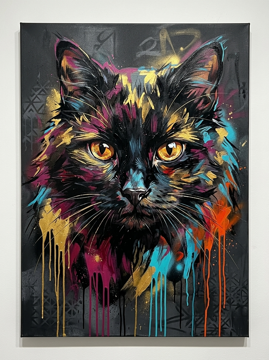 Portrait Street Art — exemple Nanouche