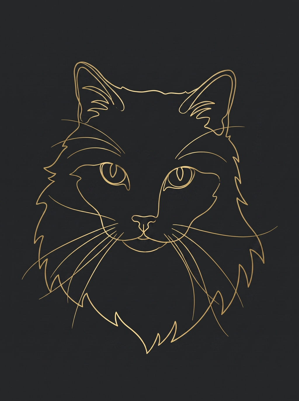 Portrait de Nanouche style Ligne d or