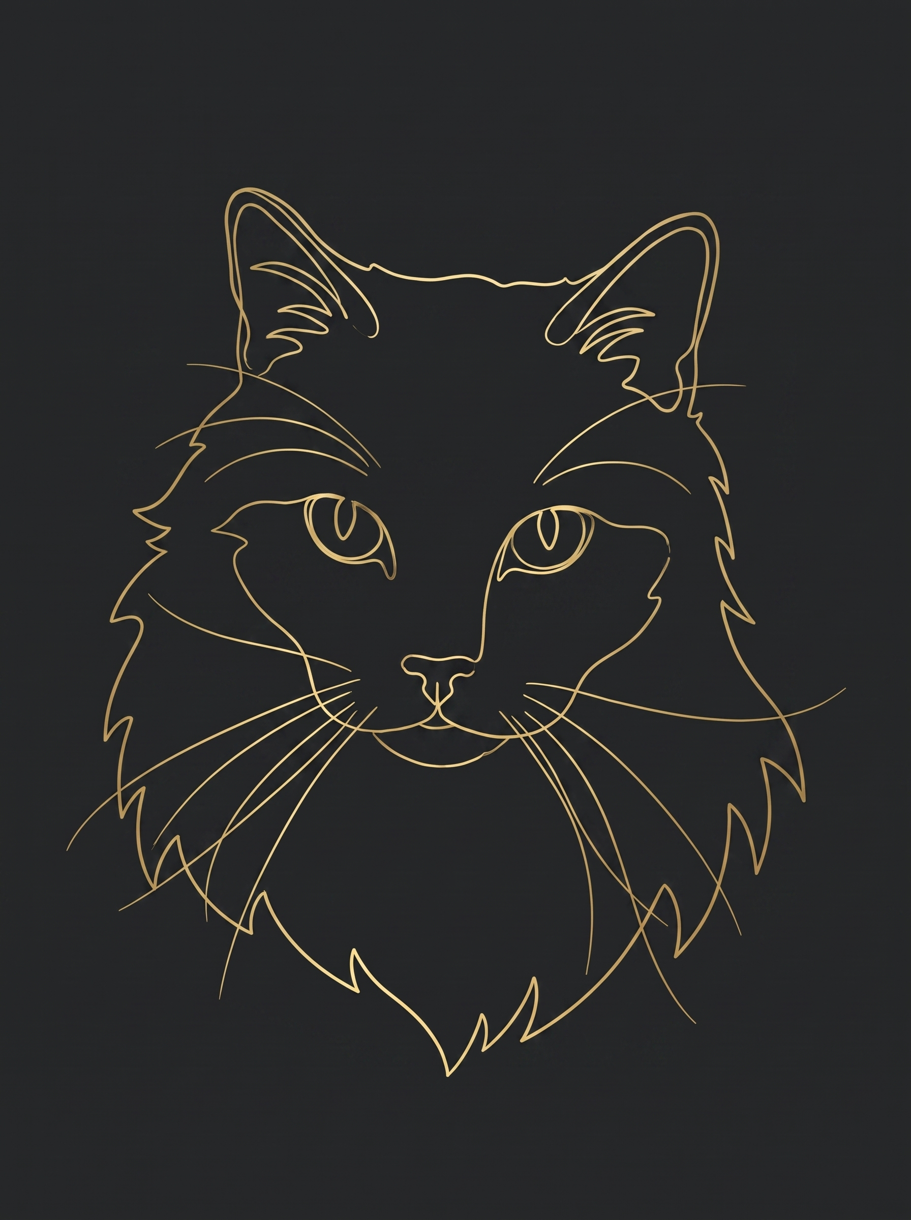 Portrait de Nanouche style Ligne d or