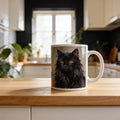 Mug ceramique blanc avec le portrait de Nanouche, style Grand Maitre